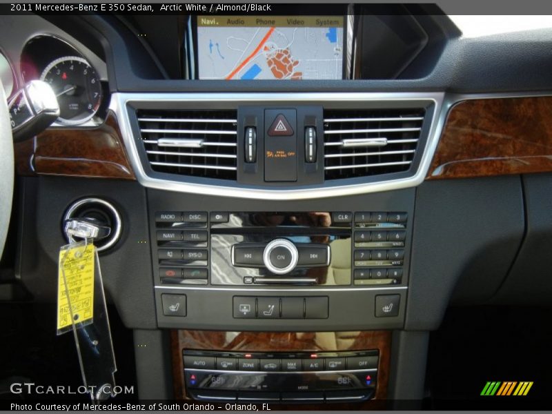 Arctic White / Almond/Black 2011 Mercedes-Benz E 350 Sedan