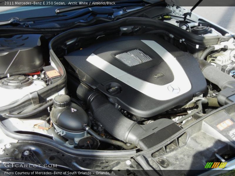 Arctic White / Almond/Black 2011 Mercedes-Benz E 350 Sedan
