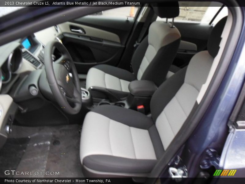 Atlantis Blue Metallic / Jet Black/Medium Titanium 2013 Chevrolet Cruze LS