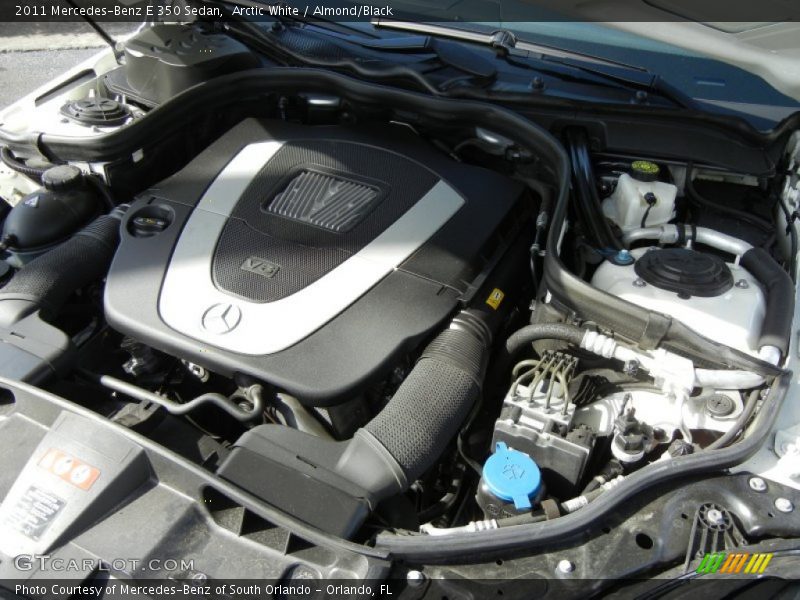 Arctic White / Almond/Black 2011 Mercedes-Benz E 350 Sedan