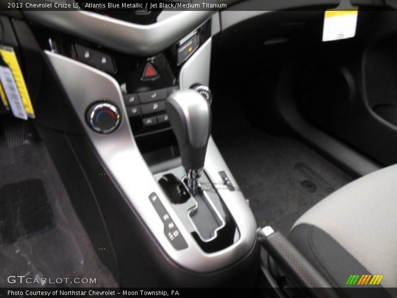Atlantis Blue Metallic / Jet Black/Medium Titanium 2013 Chevrolet Cruze LS