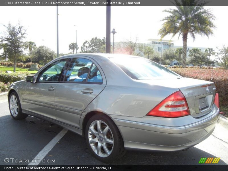 Pewter Silver Metallic / Charcoal 2003 Mercedes-Benz C 230 Kompressor Sedan
