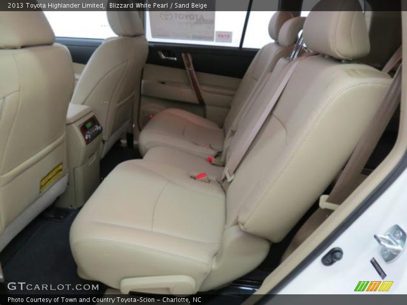 Blizzard White Pearl / Sand Beige 2013 Toyota Highlander Limited