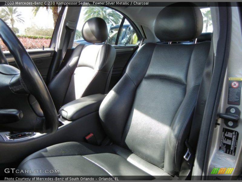 Pewter Silver Metallic / Charcoal 2003 Mercedes-Benz C 230 Kompressor Sedan