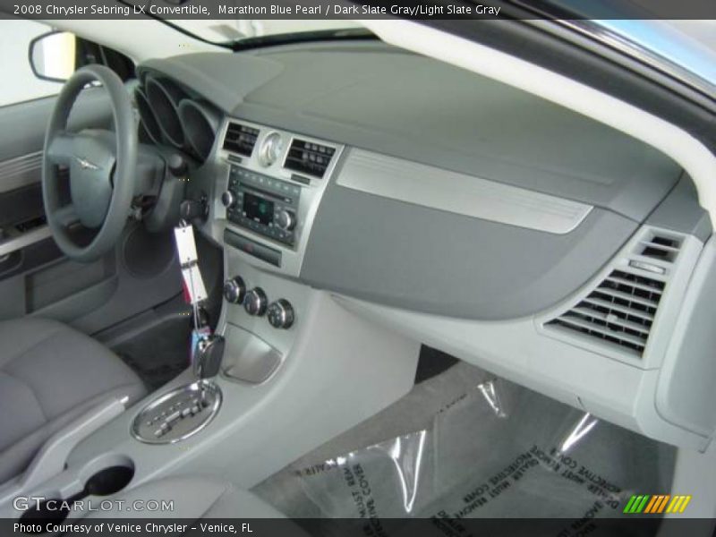 Marathon Blue Pearl / Dark Slate Gray/Light Slate Gray 2008 Chrysler Sebring LX Convertible