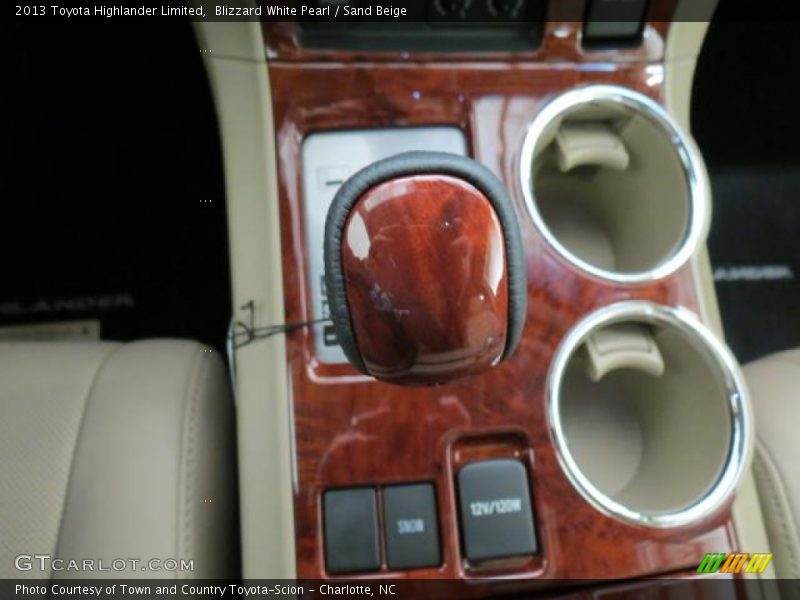 Blizzard White Pearl / Sand Beige 2013 Toyota Highlander Limited
