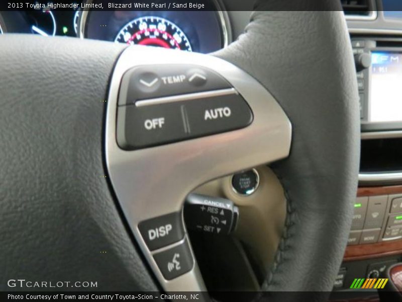 Blizzard White Pearl / Sand Beige 2013 Toyota Highlander Limited