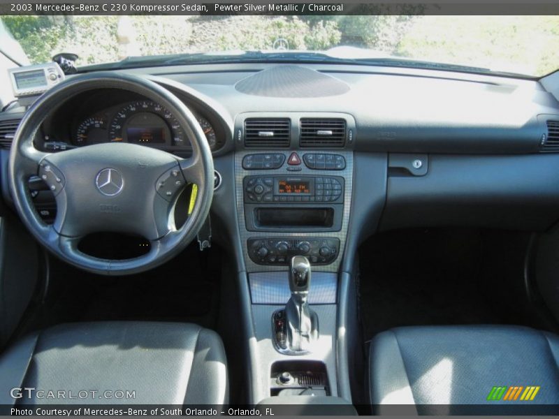 Pewter Silver Metallic / Charcoal 2003 Mercedes-Benz C 230 Kompressor Sedan