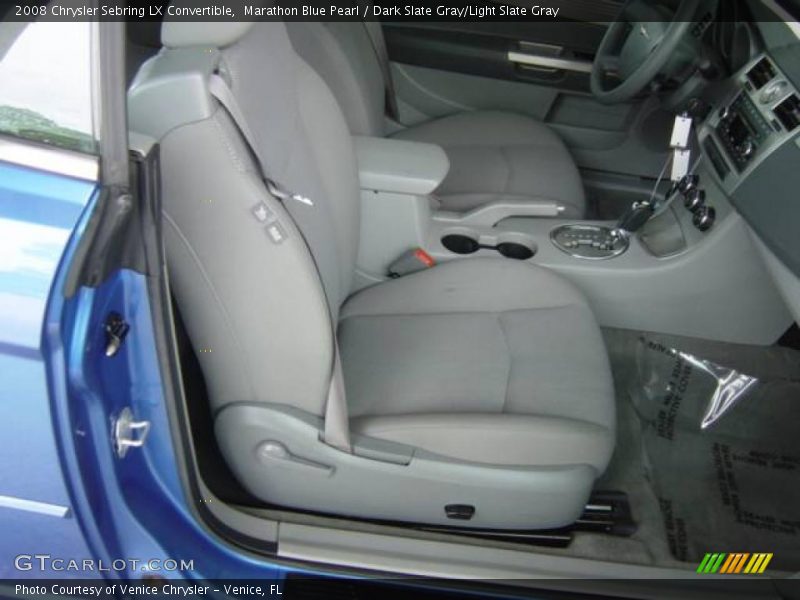 Marathon Blue Pearl / Dark Slate Gray/Light Slate Gray 2008 Chrysler Sebring LX Convertible
