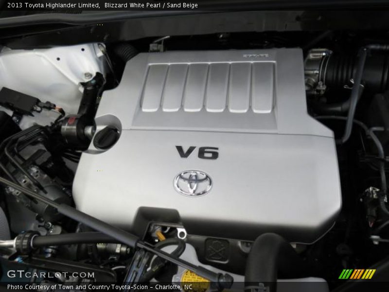 Blizzard White Pearl / Sand Beige 2013 Toyota Highlander Limited