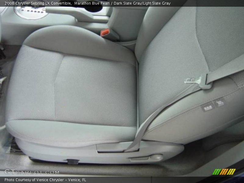 Marathon Blue Pearl / Dark Slate Gray/Light Slate Gray 2008 Chrysler Sebring LX Convertible