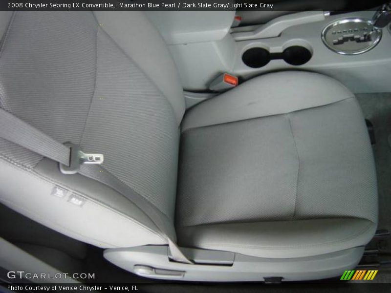 Marathon Blue Pearl / Dark Slate Gray/Light Slate Gray 2008 Chrysler Sebring LX Convertible