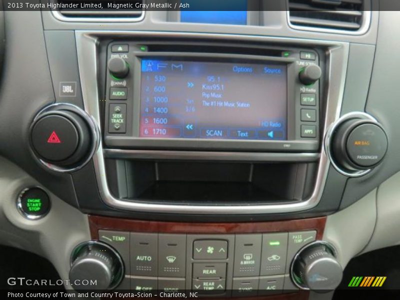 Magnetic Gray Metallic / Ash 2013 Toyota Highlander Limited