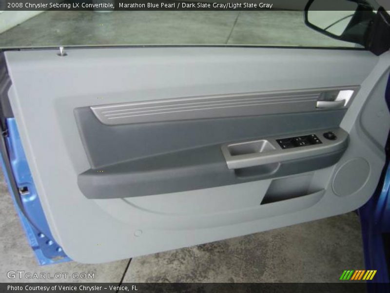 Marathon Blue Pearl / Dark Slate Gray/Light Slate Gray 2008 Chrysler Sebring LX Convertible