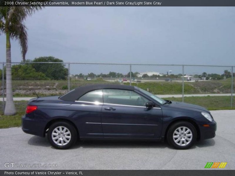 Modern Blue Pearl / Dark Slate Gray/Light Slate Gray 2008 Chrysler Sebring LX Convertible