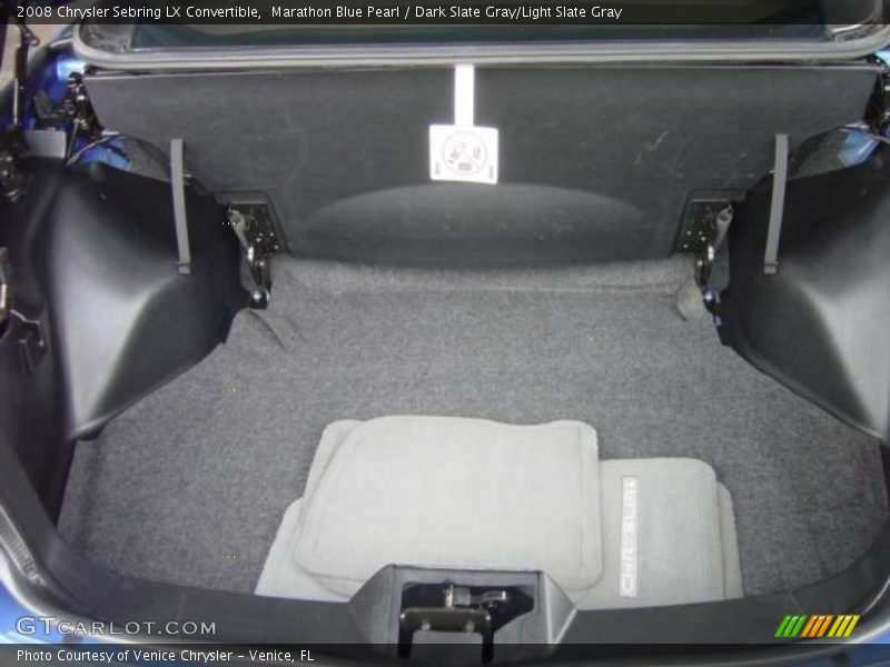 Marathon Blue Pearl / Dark Slate Gray/Light Slate Gray 2008 Chrysler Sebring LX Convertible
