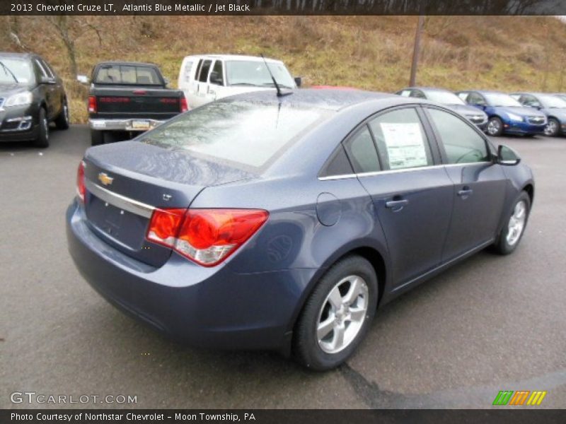 Atlantis Blue Metallic / Jet Black 2013 Chevrolet Cruze LT