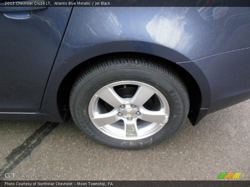 Atlantis Blue Metallic / Jet Black 2013 Chevrolet Cruze LT
