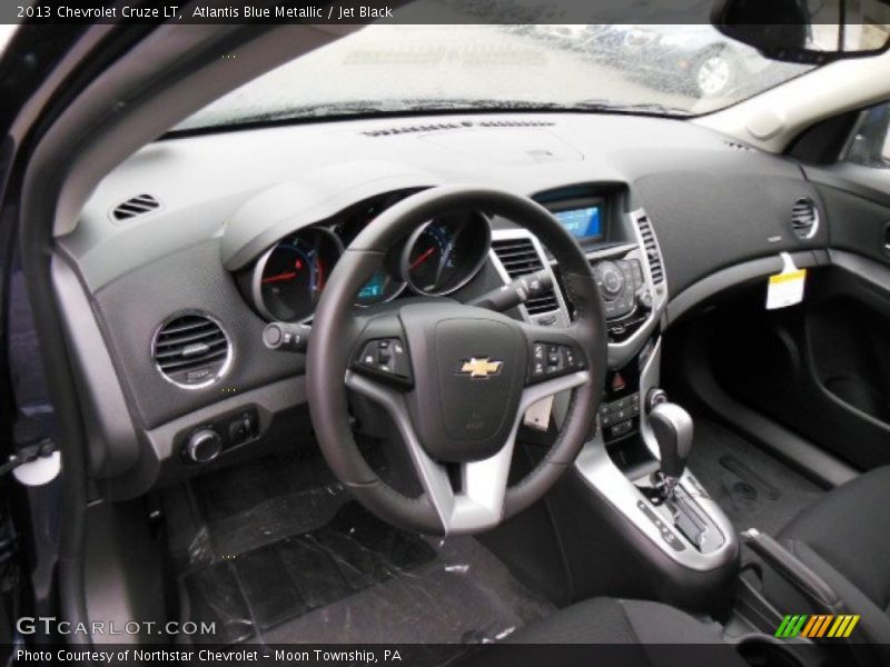 Atlantis Blue Metallic / Jet Black 2013 Chevrolet Cruze LT
