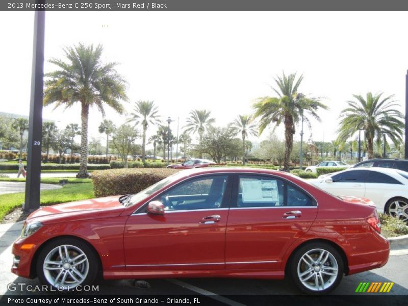  2013 C 250 Sport Mars Red