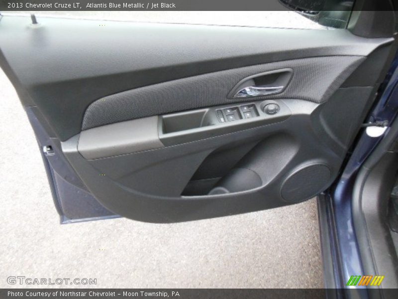 Atlantis Blue Metallic / Jet Black 2013 Chevrolet Cruze LT