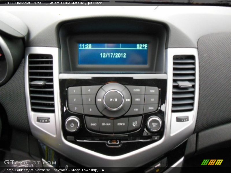 Atlantis Blue Metallic / Jet Black 2013 Chevrolet Cruze LT