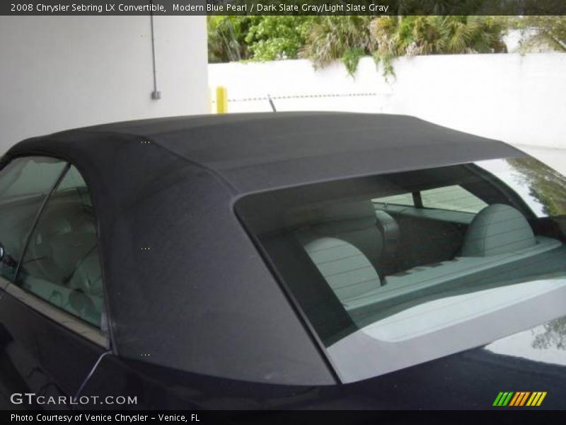 Modern Blue Pearl / Dark Slate Gray/Light Slate Gray 2008 Chrysler Sebring LX Convertible