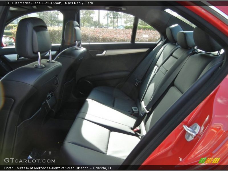 Mars Red / Black 2013 Mercedes-Benz C 250 Sport