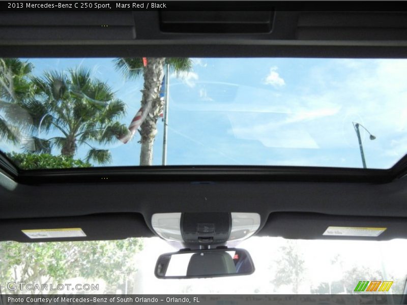 Mars Red / Black 2013 Mercedes-Benz C 250 Sport