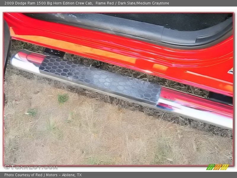 Flame Red / Dark Slate/Medium Graystone 2009 Dodge Ram 1500 Big Horn Edition Crew Cab