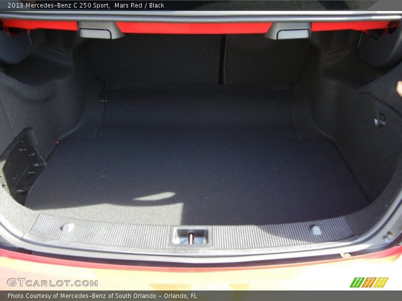 Mars Red / Black 2013 Mercedes-Benz C 250 Sport