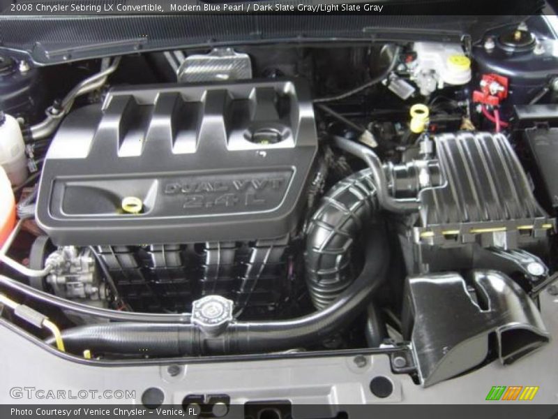 Modern Blue Pearl / Dark Slate Gray/Light Slate Gray 2008 Chrysler Sebring LX Convertible