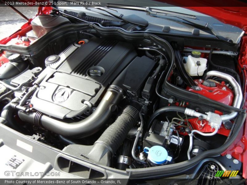 Mars Red / Black 2013 Mercedes-Benz C 250 Sport