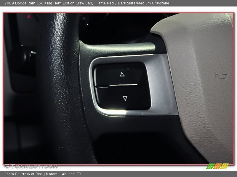 Flame Red / Dark Slate/Medium Graystone 2009 Dodge Ram 1500 Big Horn Edition Crew Cab