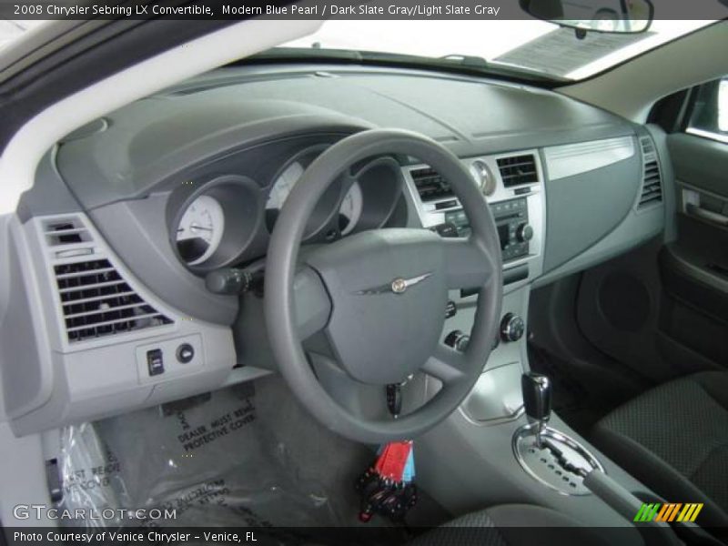 Modern Blue Pearl / Dark Slate Gray/Light Slate Gray 2008 Chrysler Sebring LX Convertible
