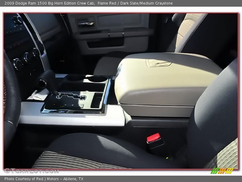 Flame Red / Dark Slate/Medium Graystone 2009 Dodge Ram 1500 Big Horn Edition Crew Cab