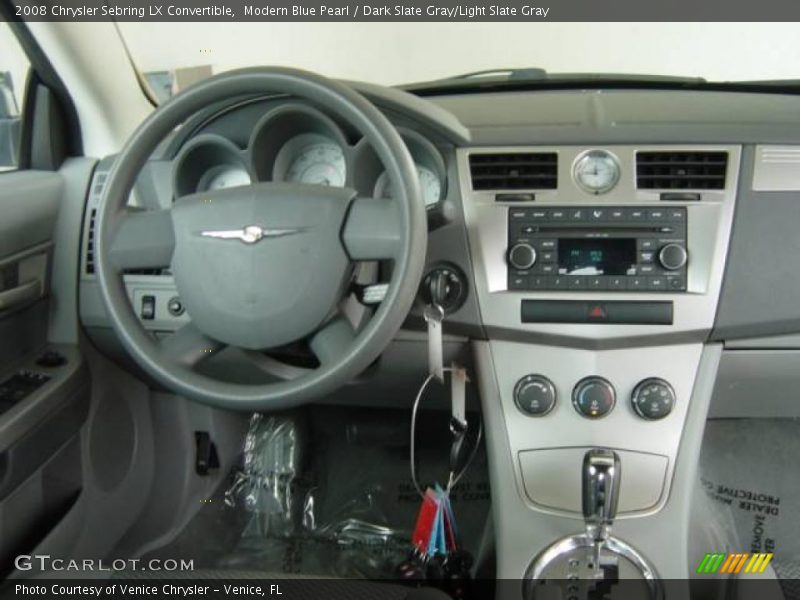 Modern Blue Pearl / Dark Slate Gray/Light Slate Gray 2008 Chrysler Sebring LX Convertible