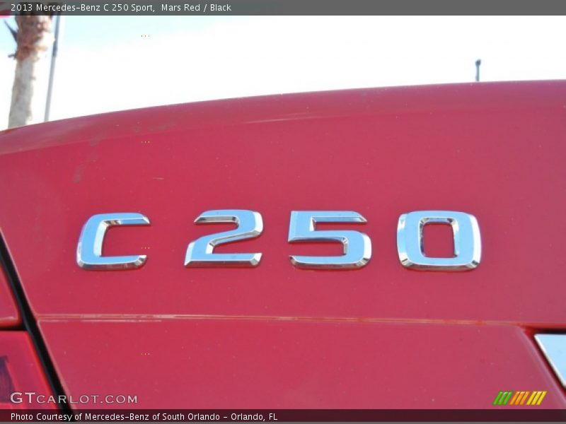 Mars Red / Black 2013 Mercedes-Benz C 250 Sport