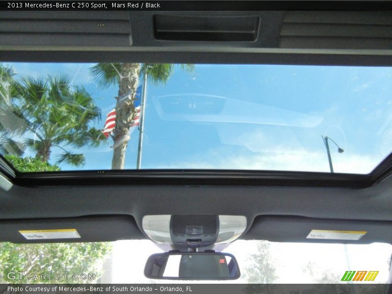 Mars Red / Black 2013 Mercedes-Benz C 250 Sport