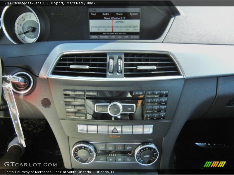 Mars Red / Black 2013 Mercedes-Benz C 250 Sport