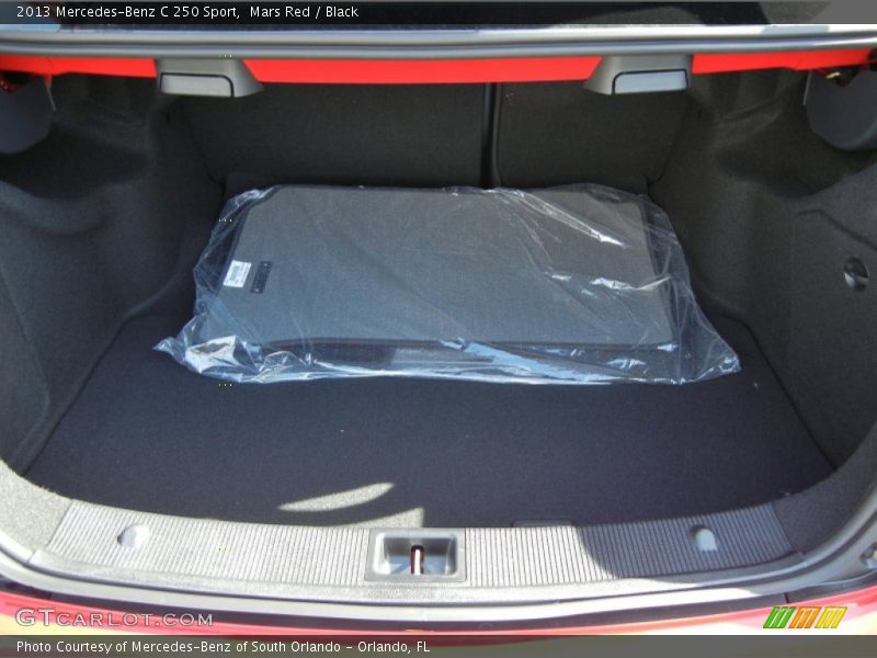 Mars Red / Black 2013 Mercedes-Benz C 250 Sport