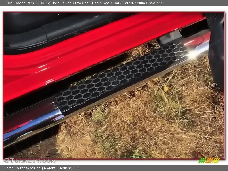 Flame Red / Dark Slate/Medium Graystone 2009 Dodge Ram 1500 Big Horn Edition Crew Cab
