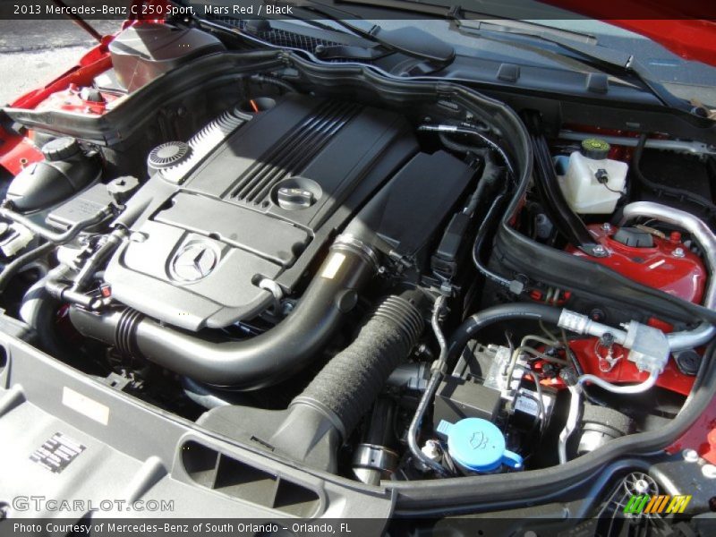 Mars Red / Black 2013 Mercedes-Benz C 250 Sport