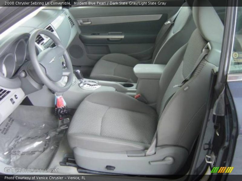 Modern Blue Pearl / Dark Slate Gray/Light Slate Gray 2008 Chrysler Sebring LX Convertible