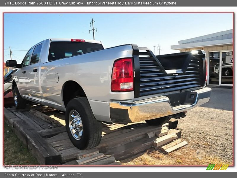 Bright Silver Metallic / Dark Slate/Medium Graystone 2011 Dodge Ram 2500 HD ST Crew Cab 4x4
