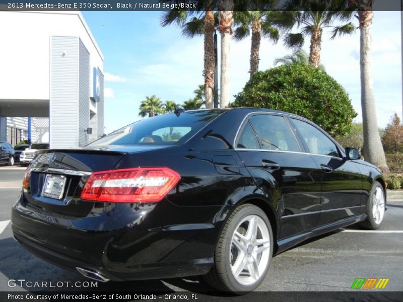 Black / Natural Beige/Black 2013 Mercedes-Benz E 350 Sedan