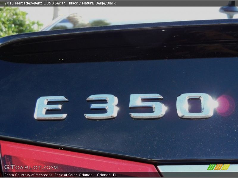 Black / Natural Beige/Black 2013 Mercedes-Benz E 350 Sedan