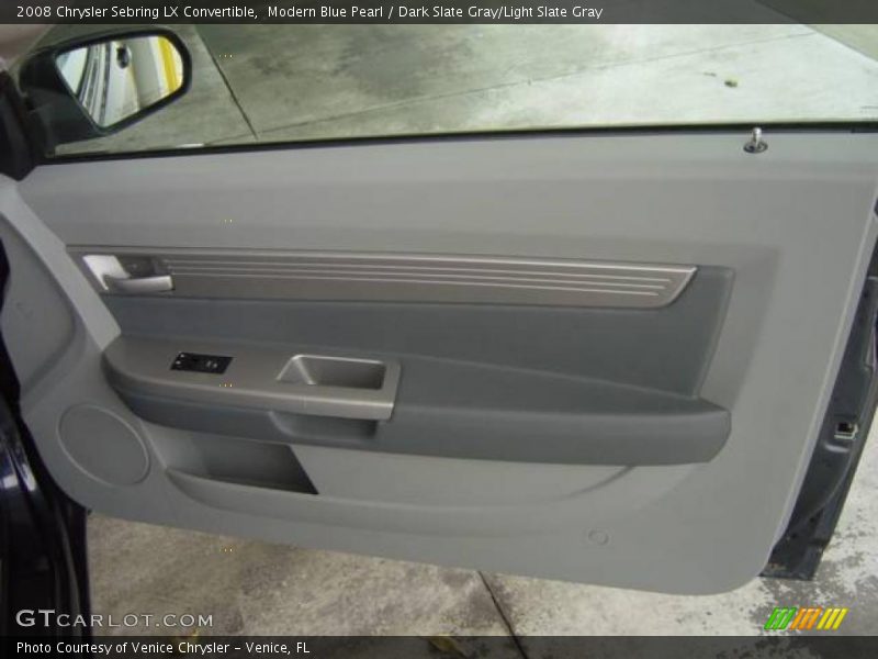 Modern Blue Pearl / Dark Slate Gray/Light Slate Gray 2008 Chrysler Sebring LX Convertible