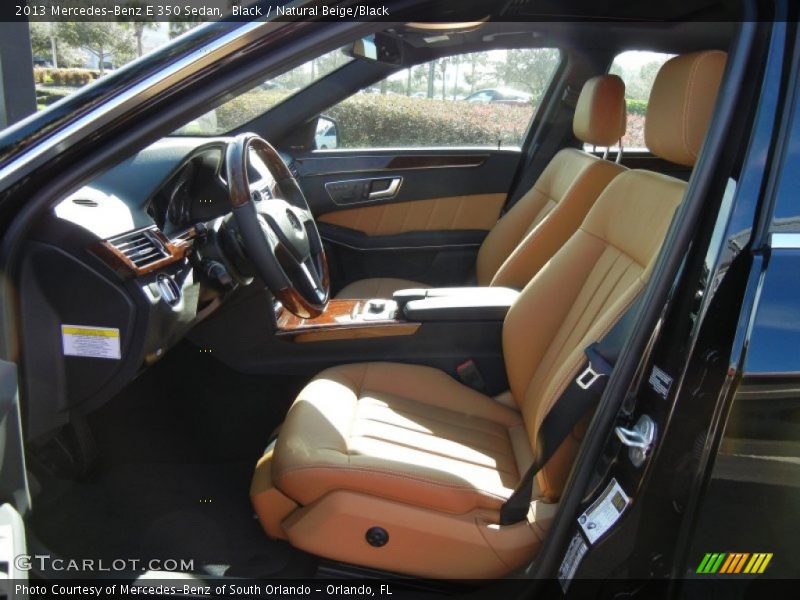  2013 E 350 Sedan Natural Beige/Black Interior
