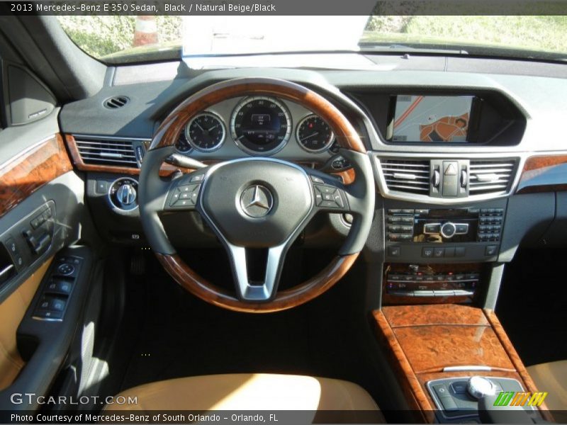 Black / Natural Beige/Black 2013 Mercedes-Benz E 350 Sedan